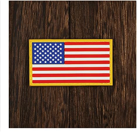Hecoo USA ארהב דגל אמריקאי מורל PVC תיקון אטב אטב