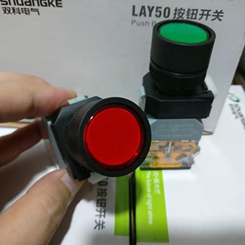 Shuangke Electric עם מתג כפתור איפוס מסוג מנורה Lay50-22C-11D LED מקור תאורה-מקור-