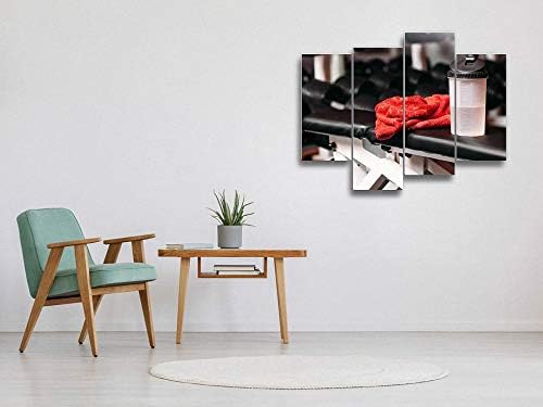 מערכת שרירים בד קיר אמנות תליית ציורי מודרני יצירות אמנות מופשט תמונה הדפסי עיצוב הבית מתנה ייחודי שנועד ממוסגר