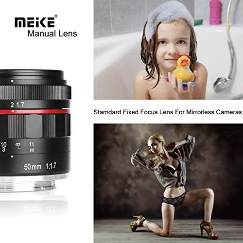 Meike 50mm F1.7 עדשת מיקוד ידנית עבור Sony Full Famer