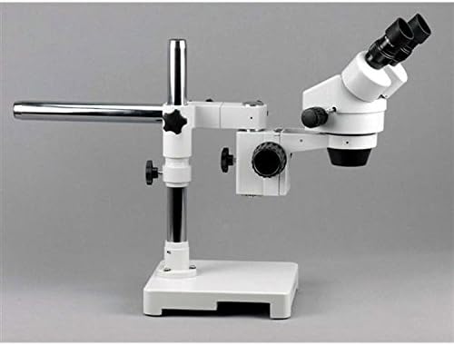 מיקרוסקופ זום סטריאו משקפת מקצועי של אמסקופ-3-הרץ, עיניות פי 10, הגדלה פי 3.5-90, מטרת זום פי 0.7-4.5, אור