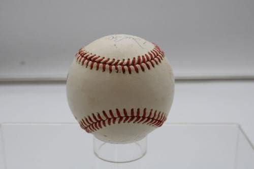 1988 New York Mets חתמה על בייסבול Myers/Cone/Backman +4 JSA JZ2454 - כדורי בייסבול עם חתימה