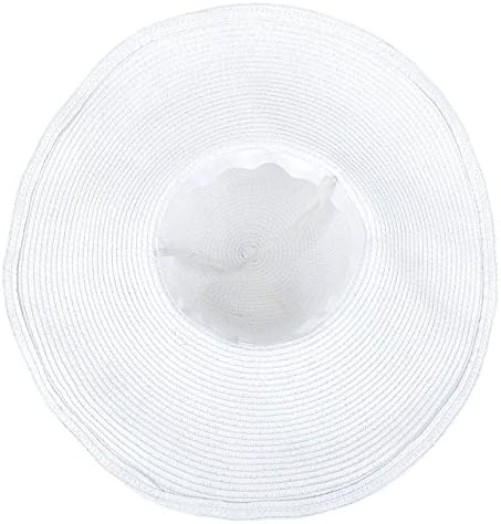 שיק יומן נשים רחב ברים קש כובע תקליטונים דרבי כובע גדול ברים חוף קש שמש כובע עד 50+