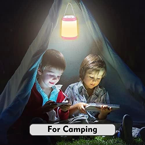 Balglo LED קמפינג אור פנס קמפינג נייד לאוהל אלחוטי לילדים פנס 3 מצבי אור סוללה מנעלת אור לילה לאוהל חירום מקורה