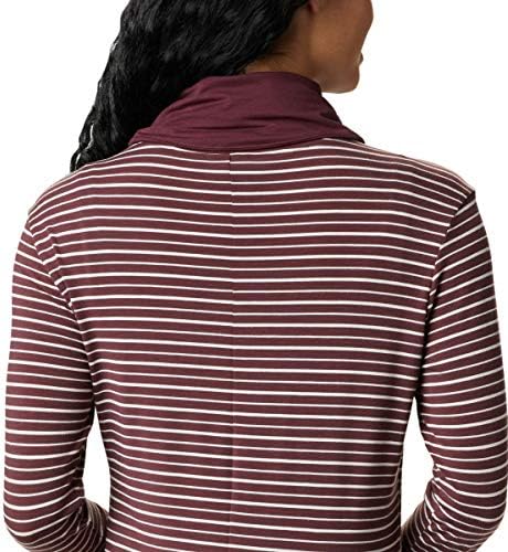 אלמנטים חיוניים לנשים בקולומביה חולצת שרוול ארוך מפוספס