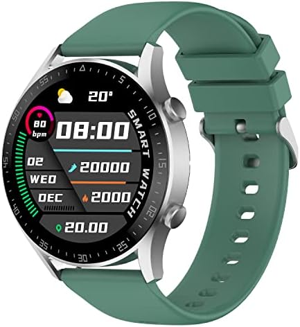 Fire-Boltt הודו מספר 1 Smartwatch Brand Talk 2 Bluetooth מתקשר לשעון חכם עם כפתור כפול, סיוע בקול, 120 מצבי