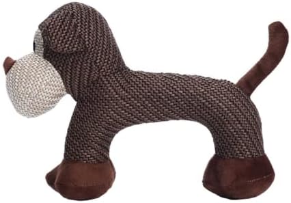 צעצוע של כלבים קטיפה, צעצוע של כלב חורק איכותי ועיצוב יפה, צעצוע כלבים עמיד לקטן, בגודל בינוני,