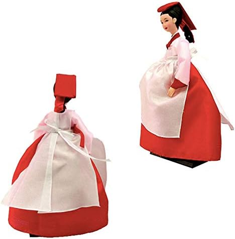 מלאכת יד מסורתית קוריאנית Hanbok Doll Royal Mitch