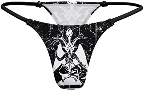 עזים שטנית Baphomet G-String חוטיני תחתונים חלקים חלקים תחתוני אופנה בעלייה נמוכה לנשים