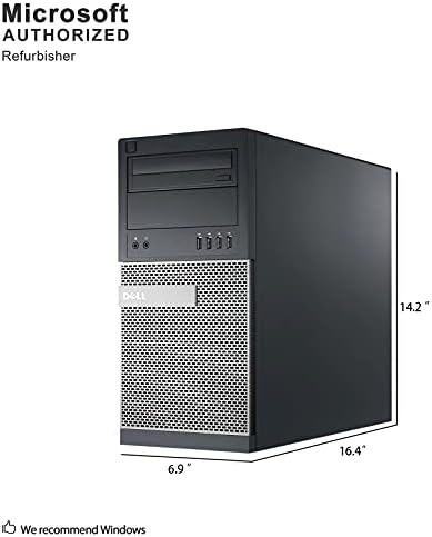 דל אופטיפלקס 9020 מחשב שולחני עסקי בעל ביצועים גבוהים, אינטל מרובע ליבות איי 7-4790 עד 4.0 ג 'יגה