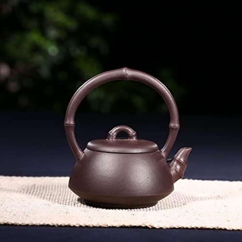 החלק העליון של סט התה הסגול סט סגול יצרן מותאם אישית סיר חול סגול קרן ידית קרן Kung Fu Tea Set Teapot