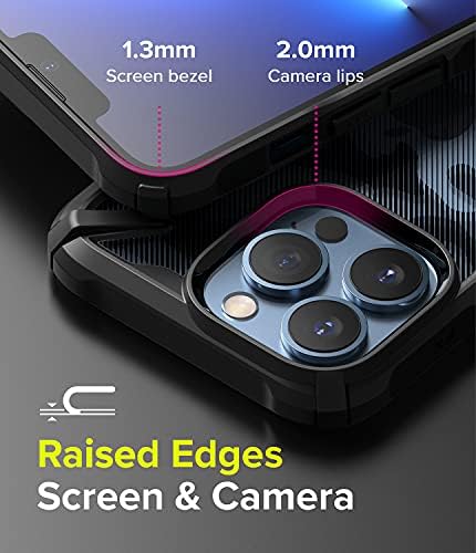 Ringke Fusion -X תואם למארז iPhone 13 Pro, עיצוב הסוואה גב קשה חובה כבד אטום הלם מתקדם מכסה טלפון