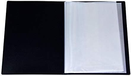 פורטפוליו 2PO - אלבום תמונות תצוגה מצגת מחזיק 48 תמונות, אלבום שומר חלל עם כיסי החלקה 8.5 על 11 אינץ