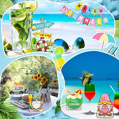 21 יח 'קיץ הוואי מגש מגש עיצוב תור בריכת בית חווה קיץ תפאורה כפרית עיצוב חוף עץ קיץ קיץ קיץ כולל