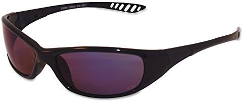 ג'קסון בטיחות 20543 V40 Hellraiser Eyewear, עדשות אנטי-סקרט של Polycarp Blue Polycarp, מסגרת שחורה