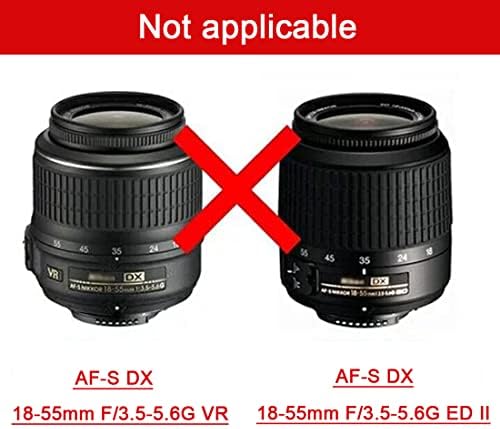 מכסה העדשה HB-69 ו- 52 ממ תואם את מכסה העדשה ל Nikon D5300 D3300 D3200 ערכת AF-S DX 18-55 ממ F/3.5-5.6G