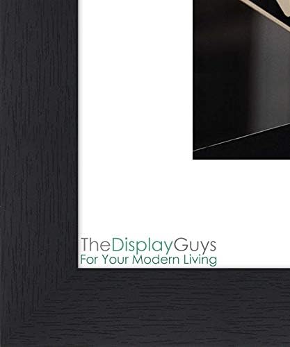 החבר'ה התצוגה 2 קבעו 8x10 מסגרות תמונה עץ שחורות שהועברו לתמונות 5x7, זכוכית פלקסיה, קיר ושולחן שולחן