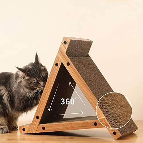 חתולי גרדן טרקלין עץ מסגרת חתול שריטות לוח ריהוט הגנה להסרה מקורה גרדן