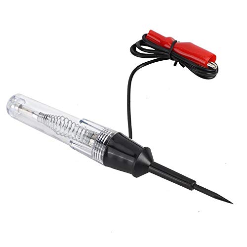עט בדיקת חשמל לרכב, עט בדיקת חשמל Qiilu, 6-12V רכב אוטומטי מתח חשמלי מבחן עט עט מנורת מנורה