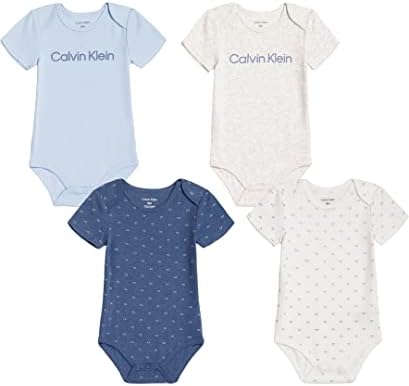 קלווין קליין לתינוקות 4 חתיכות אריזת בגד גוף