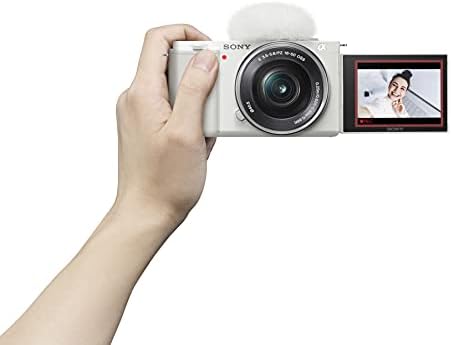 סוני אלפא זב-אי-10-איי-פי-אס-סי ערכת מצלמות וולוג ללא מראה להחלפה-לבן