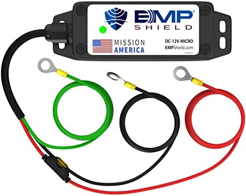 SHIELD EMP - מיקרו רכב הגנה על EMP 12 וולט DC לברק רכב ומשאיות, התלקחות סולארית והגנה על מתח מתח.