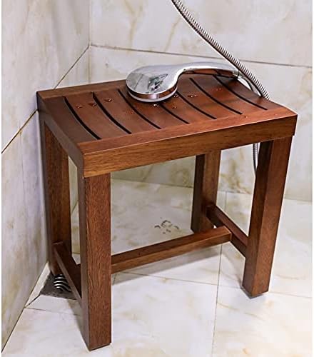 כיסא מקלחת, ספסל עץ ספסל מושב מקלחת שרפרף רגל מנוחה מנוחה שרפרף כיסאות רחצה ללא החלקה לקשישים נכים ，