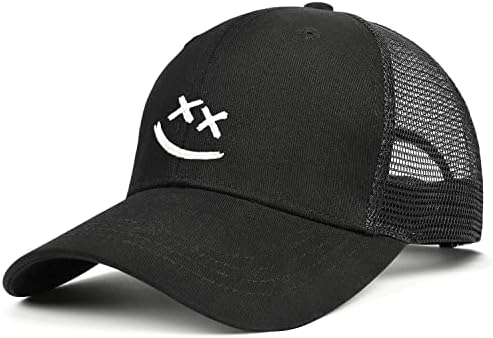 Ztuhjvy Trucker HAT כובע בייסבול כובעי בייסבול רקומים כובעים שחורים מתכווננים לגברים נשים