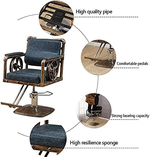 כסא סלון כסא הידראולי לעסקים או לבית, כיסא עיצוב יופי לחנות יופי כיסא ספר הידראולי, כסא כסא