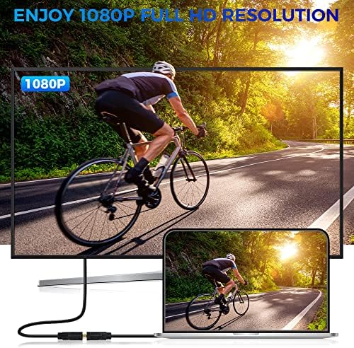 TOGCONN HDMI נקבה ל- DVI מתאם זכר ， דו כיווני DVI זכר למחבר נקבה HDMI, תומך 1080p תואם Full HD עבור Roku, Xbox