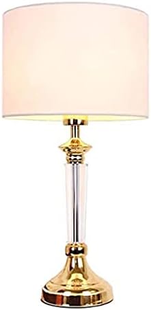 מנורת ליד מיטה, נוקס, מנורת שולחן קריסטל בסגנון אירופית אפי, גוון תוף סגנון מודרני מנורת שולחן מיטה לסלון
