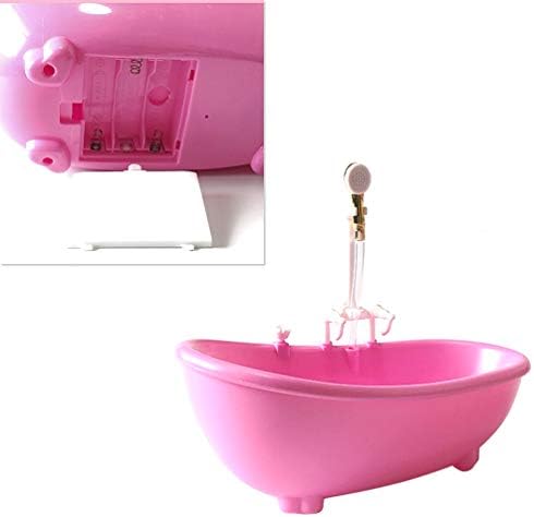 אמבטיה צעצועית לבובות בריכת ריסוס מים חשמל