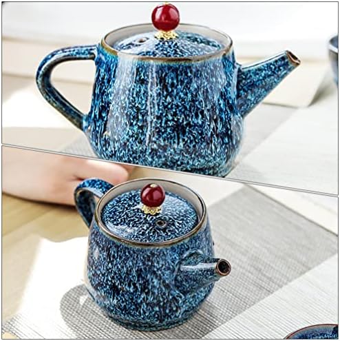 תנור תה קומקום חרסינה חרסינה קומקום קרמיקה קומקום: יצרנית תה בסגנון יפני סיר וינטג