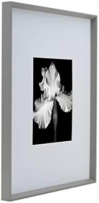מסגרת תמונה של סטודיו נובה מציגה 8 x 10 תמונות 16 x 20 ללא מחצלת, אפור