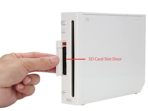 דלת אבק להחלפת קונסולה Wii, 3 בתיקון חלק משבצת חריץ עבור Nintendo GameCube, NGC Conrtroller/NGC