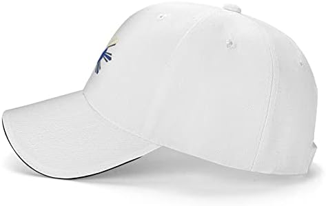 כובע בייסבול דגל פיליפיני יוניסקס מתאים לגברים נשים אבא מתכוונן כובע כובע שטר כובע