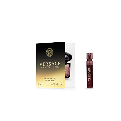 קריסטל נואר מאת Versace לנשים .07 oz eau de parfum מיני ריסוס דגימה