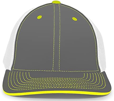 כובע פלקספיט של נהג משאית פסיפיק 44; גרפיט וניאון-גדול במיוחד
