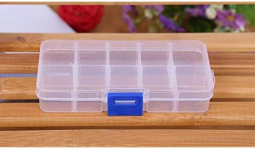 1 pcs פלסטיק 6/815 קופסאות אחסון משבצות אריזה מתכווננת כלי שקוף כלים מארגן מארגן מלאכה אביזרים