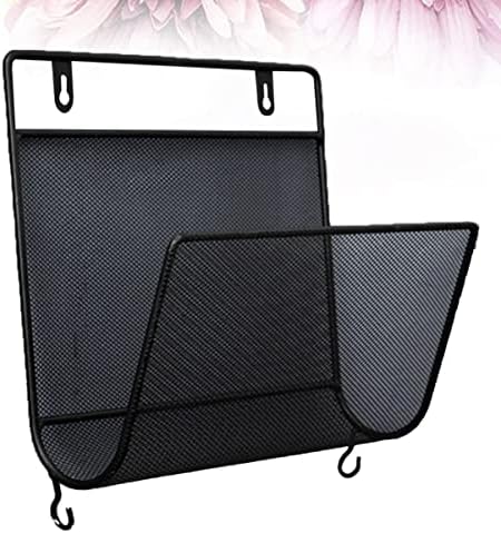 Homoyoyo Bending Wall Rack 1pc ספר רשת Hooks Office לאלבום שחור מגזין קטן מחזיק CRIARE CRARIRE עם מדף