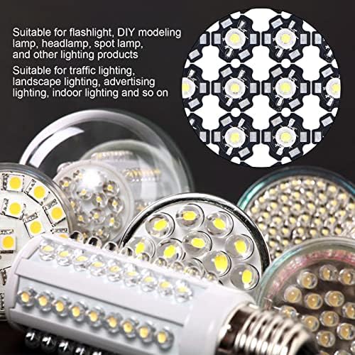 שסתום שבב LED, 20 חרוזי מנורת LED קטנים, קל להתקנה, אור חזק DIY, מצע אלומיניום