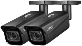 Lorex Indoor/חיצוני 4K Ultra HD Cullet מצלמת אבטחה עם עדשה משתנה, זום אופטי 4x, עמידה בפני וונדל,