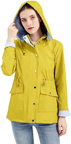 מעילי גשם לנשים אטומות למים עם שרוול ארוך עמיד לרוח ספורטי -ספורט בגדי ספורט רוכסן מעלה גשם עם