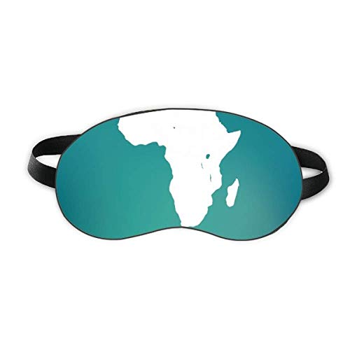 אפריקה יבשת מתאר מתאר מפה מגן שינה עין רכה לילה כיסוי גוון עיוורון
