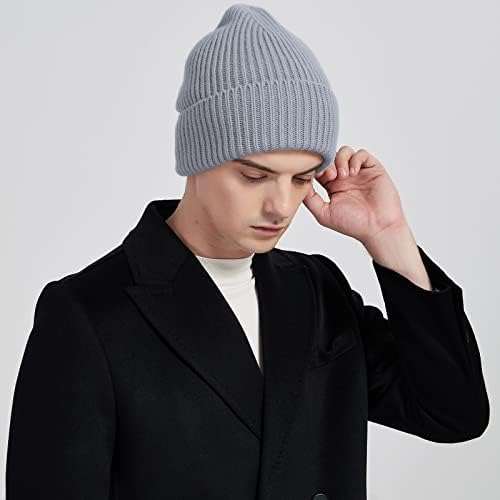 הייאן טהור צמר חורף חמוד כפה סרוג כובע כובע עבור נשים גברים קר מזג אוויר