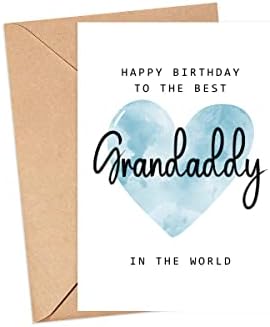 Moltdesigns יום הולדת שמח לסבתא הטובה ביותר בכרטיס העולמי - כרטיס יום הולדת סבתא - כרטיס סבתא - מתנה