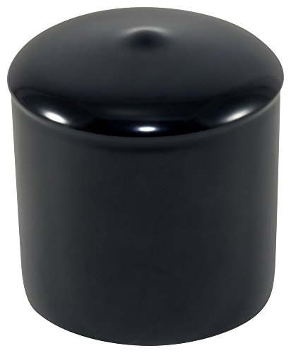 Caplugs 99390330 כובע פלסטיק עם אוגנים. VCF-1375-16, ויניל, מזהה כובע 1.375 אורך 1.000, שחור