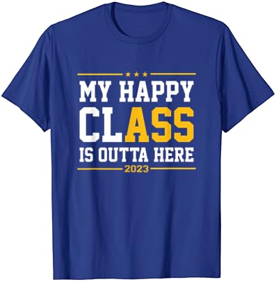 חולצה בכירה 2023 הכיתה המאושרת שלי היא מחוץ לחולצת טריקו סיום