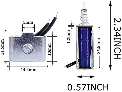 פגש פראייר מלבני אלקטרומגנט 5v 10n דחיפה סוג משיכת סוג אלקטרומגנט חשמלי מסגרת סולנואיד אלקטרומגנט למסתם