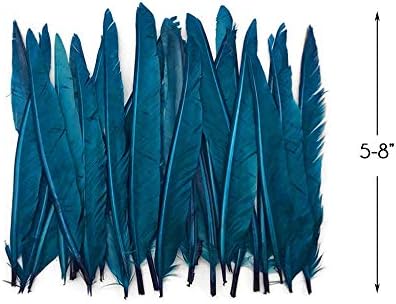 1 מארז-נוצות מצביע כנף ראשוניות ברווז כחול צהבהב 0.50 עוז. קרפט ליל כל הקדושים תלבושות קרנבל אספקת / אור ירח